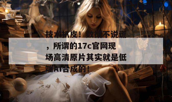 技术扒皮！数据不说谎，所谓的17c官网现场高清原片其实就是低端AI合成的！